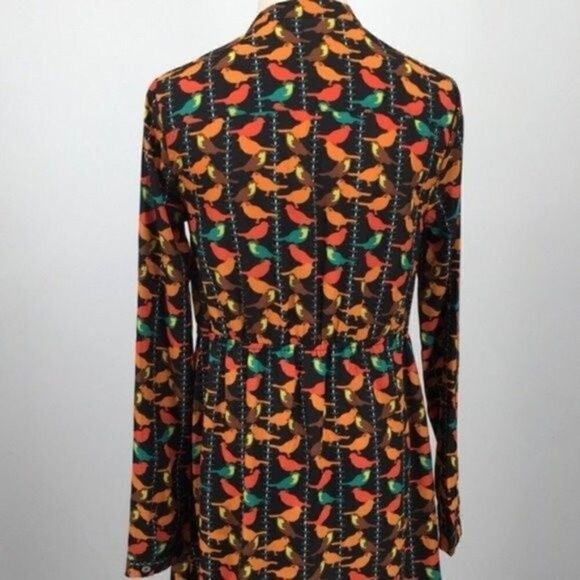 Romeo and Juliet bird dress fall colors high low mini Small BoxS - Picture 5 of 7